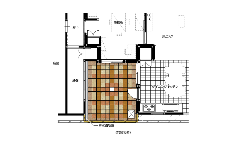 間取り図：アフター