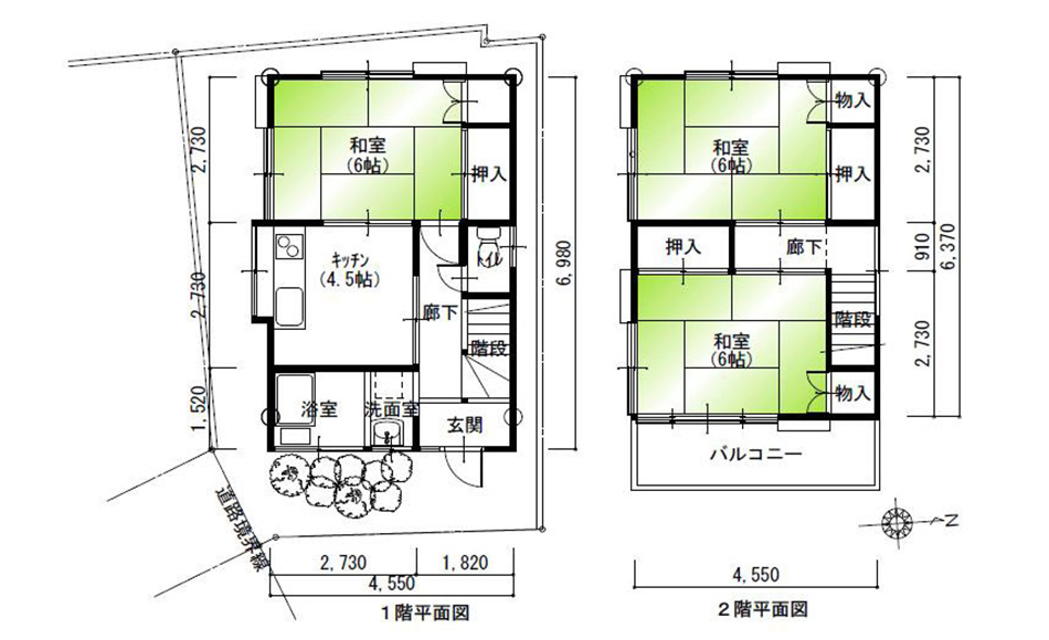 間取り図：ビフォー