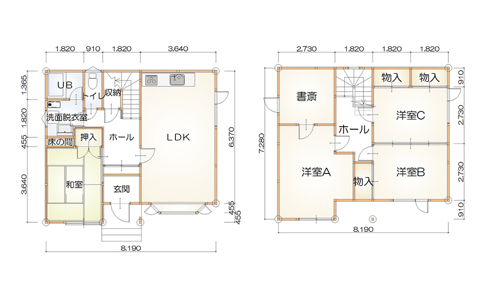 間取り図：ビフォー