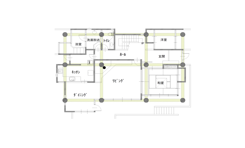 間取り図：ビフォー