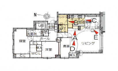 間取り図：アフター