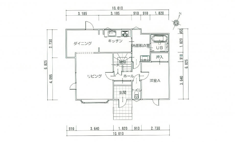 間取り図：ビフォー