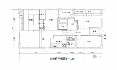 間取り図：ビフォー