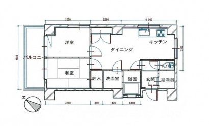 間取り図：ビフォー