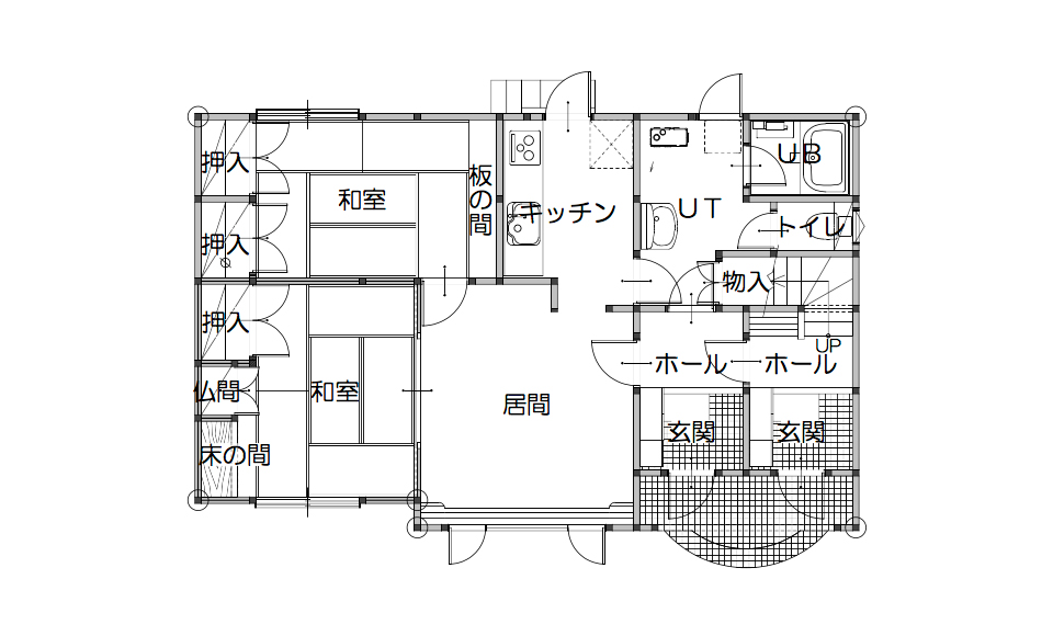 間取り図：ビフォー