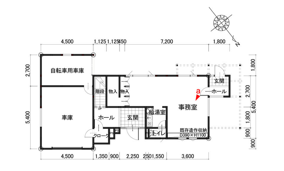 間取り図：ビフォー