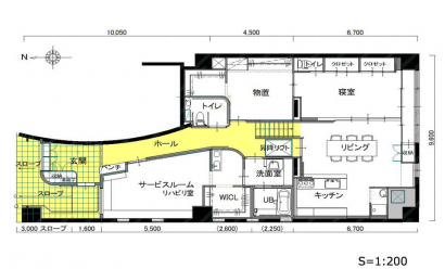 間取り図：アフター