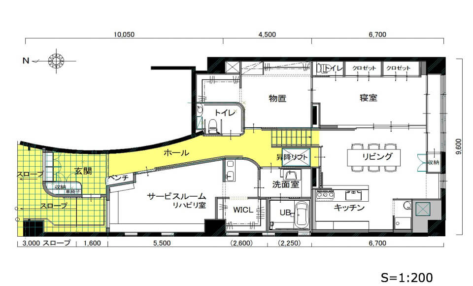 間取り図：アフター