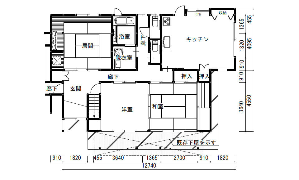 間取り図：ビフォー