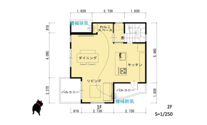 間取り図：アフター