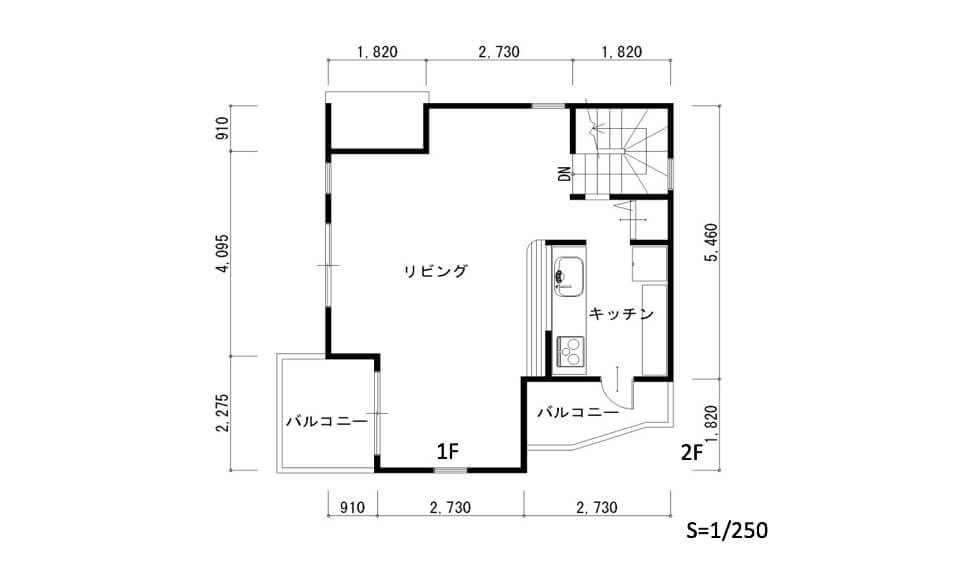 間取り図：ビフォー