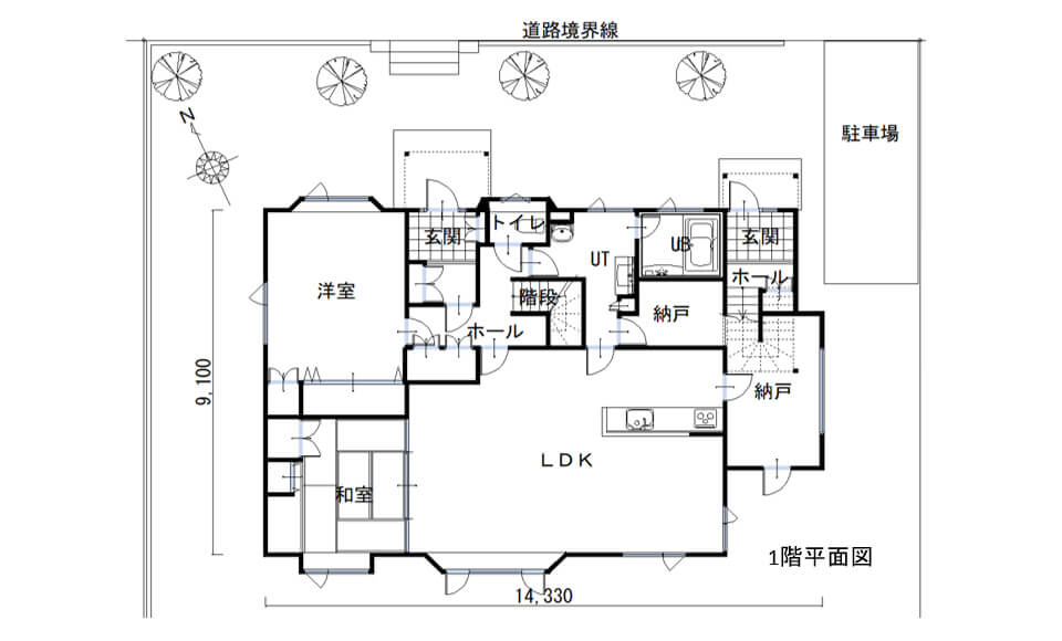 間取り図：ビフォー