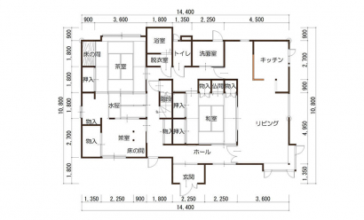 間取り図：ビフォー