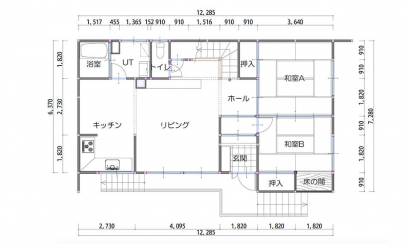 間取り図：ビフォー