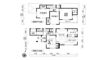 間取り図：ビフォー