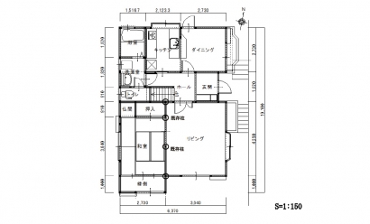 間取り図：ビフォー