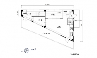 間取り図：ビフォー