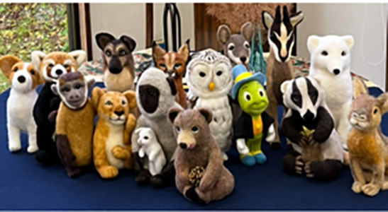 [銀座]アニマルYOUの世界　こだまみゆ　羊毛人形作品展