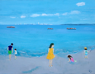 [銀座]The Blue ～そこにある青～ 刀根千賀子個展