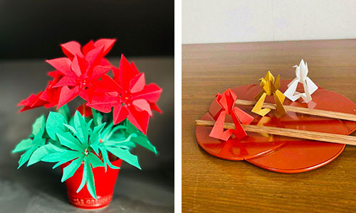 [銀座] 〜紙一枚で作る折花（orihana）の世界クリスマスとお正月を折花で飾りましょう ～