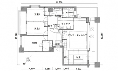 間取り図：ビフォー