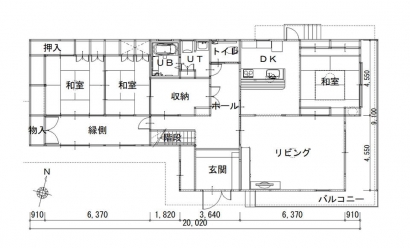 間取り図：ビフォー