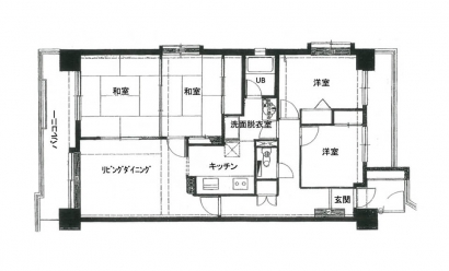 間取り図：ビフォー