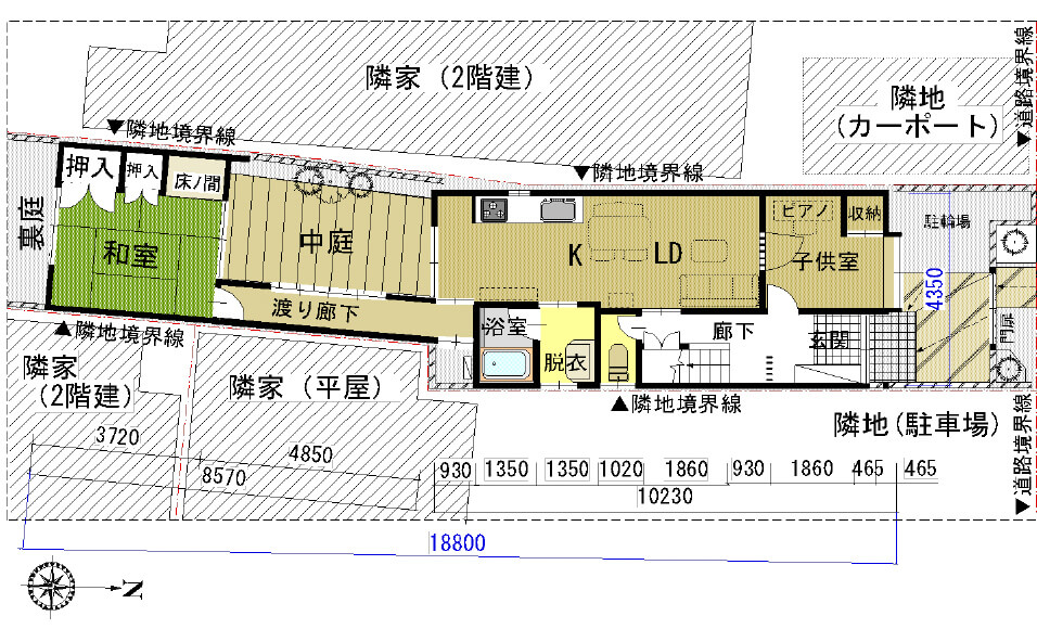 間取り図：アフター