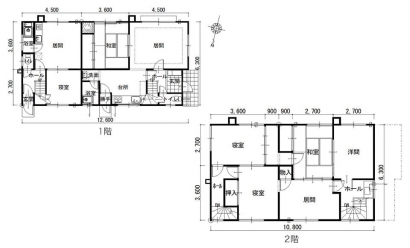 間取り図：ビフォー