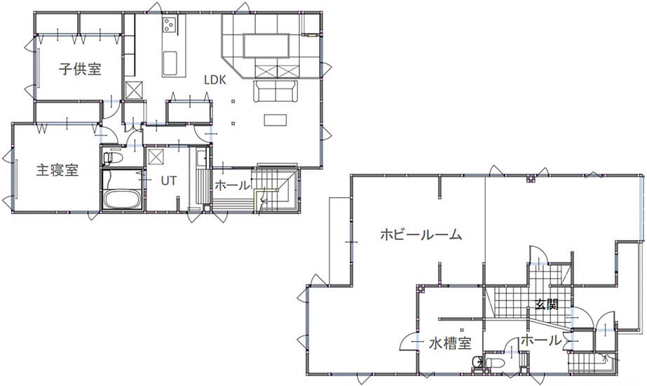 間取り図：アフター