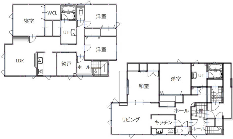 間取り図：ビフォー