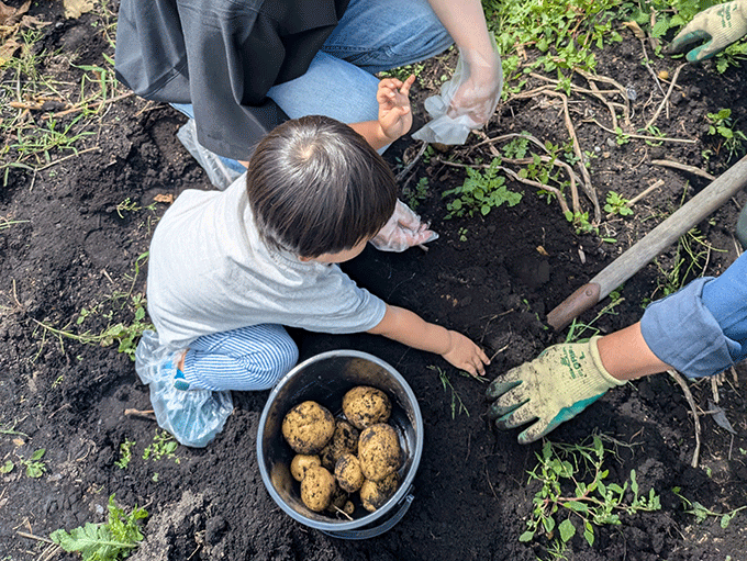 北海道十勝／宿泊体験型モデルハウス「TOWAの家」にて、十勝牛でBBQを楽しむ様子。