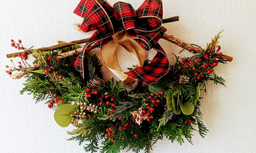 [札幌]X’masのドア飾り制作とX’masのお菓子を楽しむ講座