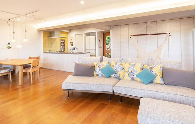 ハンモックやステンドグラスで素敵に暮らしが変わったリフォーム事例