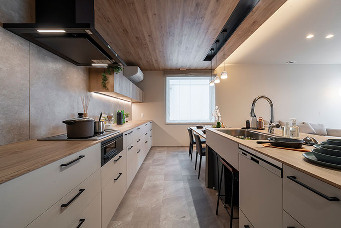 土屋モデルハウスキッチン事例