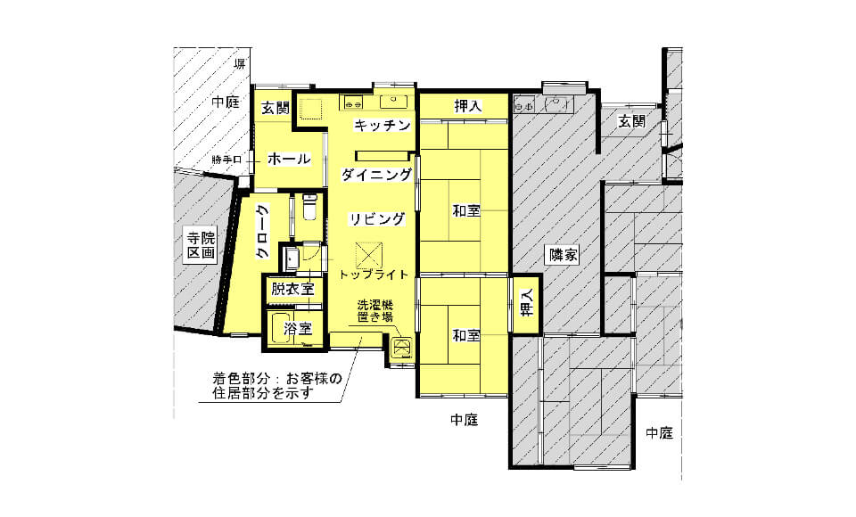 間取り図：ビフォー