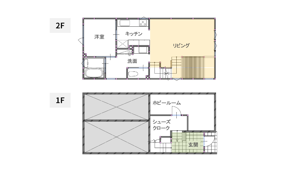 間取り図：アフター