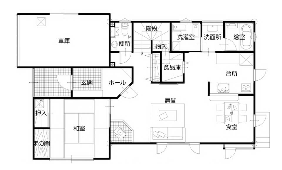 間取り図：ビフォー