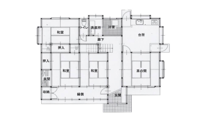 間取り図：ビフォー