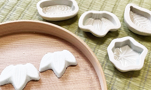 [札幌]手作りの陶器の型でしっとりお干菓子づくりもトライ！陶器でお干菓子型制作＆お干菓子つくりワークショップ（お抹茶一服付き）