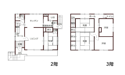 間取り図：ビフォー