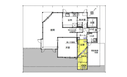 間取り図：アフター