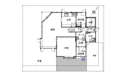 間取り図：ビフォー