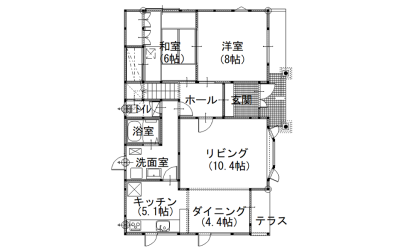 間取り図：ビフォー