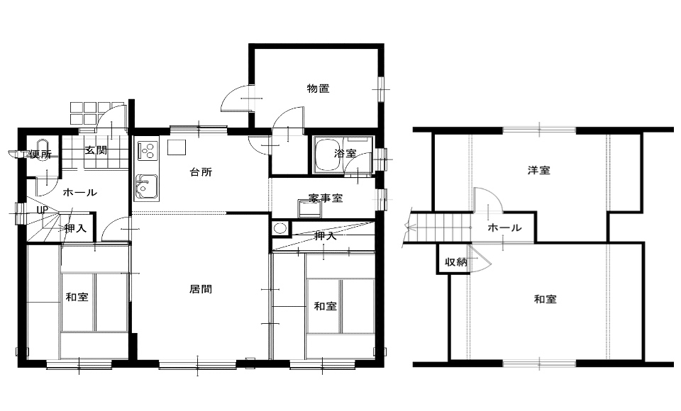 間取り図：ビフォー