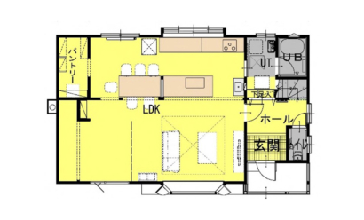 間取り図：アフター