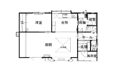 間取り図：ビフォー