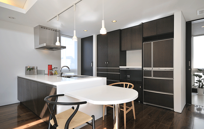 土屋ホーム北モデルハウス：ダイニングキッチン