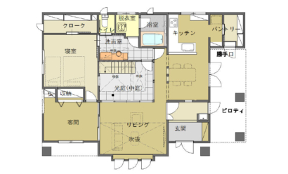 間取り図：アフター