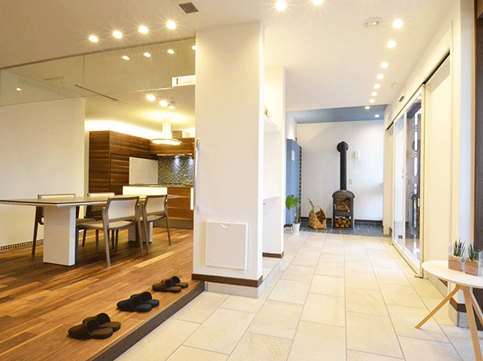 札幌リフォームモデルハウス:玄関ホール